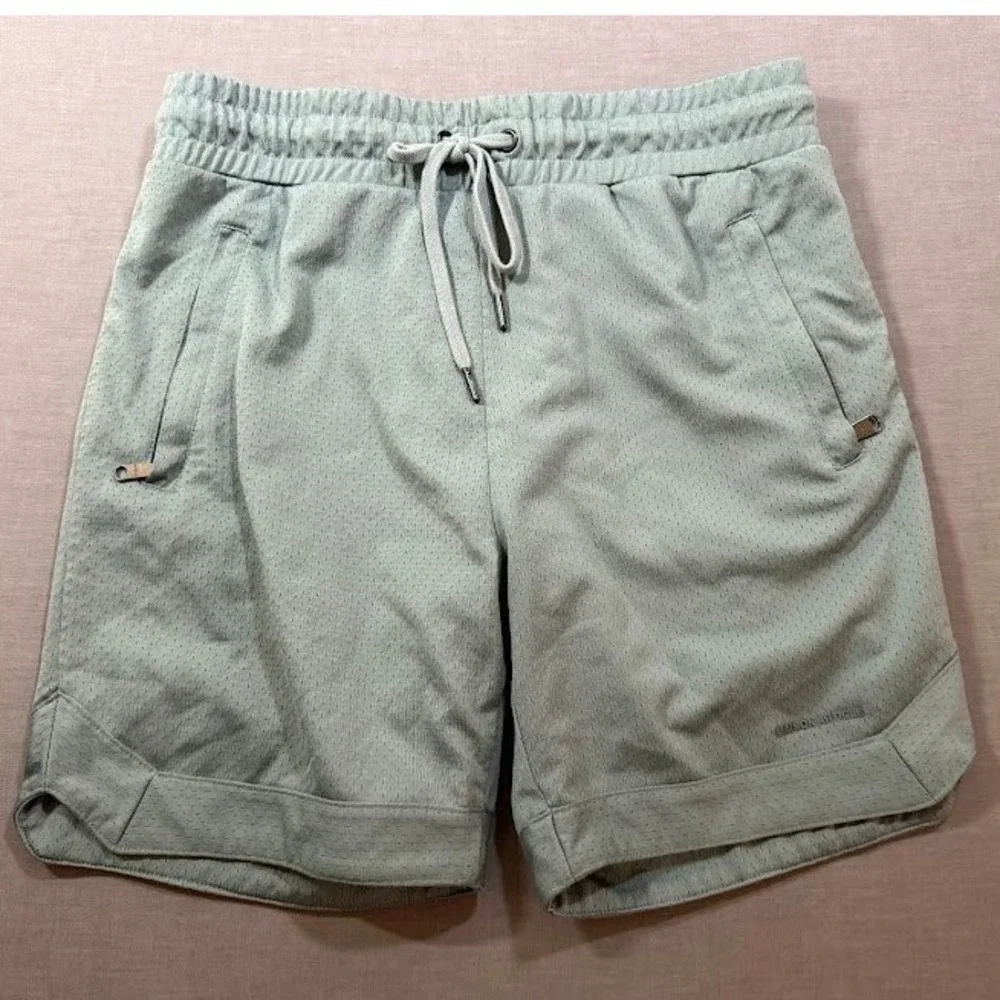 Maison Article Shoe‎ Palace Mesh Shorts Mint Green Drawstring Waist Size L 32X7.